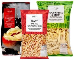 Marks and Spencer Crisps and Snacks