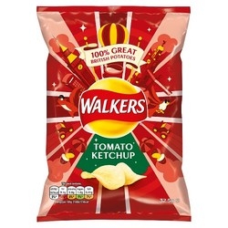 Walkers Tomato Ketchup Crisps