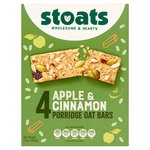 Stoats Apple And Cinnamon Porridge Bars 4X50g