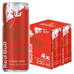 Red Bull Red Edition Watermelon 4 x 250ml Cans