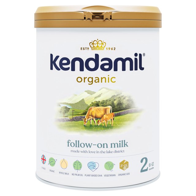 Kendamil Organic Stage 2 Follow on Baby Milk Formula 6-12 Months 800g