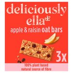 Deliciously Ella Apple Raisin and Cinnamon Oat Bars 3 Pack