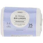 Marks and Spencer 30 Fragranced Tie Handle 25L Pedal Bin Liners 