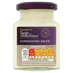 Sainsburys Creamy Horseradish Sauce Taste the Difference 180g