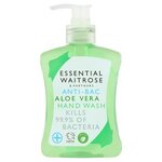 Waitrose Essential Handwash Antibacterial Aloe Vera 250ml