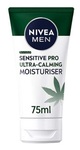 Nivea Men Sensitive Pro Calming Face Cream Moisturiser with Hemp Oil 75ml