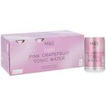 Marks and Spencer Light Pink Grapefruit Tonic Water 8 x 150ml Cans