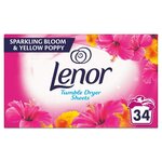 Lenor Tumble Dryer Sheets Pink Blossom 34 per pack