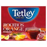 Tetley Rooibos Redbush With Orange 40 Teabags