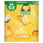 Piccolo Yellow Organic Fruit and Veg Smoothie Pouches 6+ Months 4 x 90g