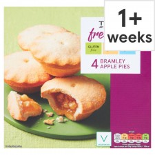 Tesco Free From Bramley Apple pies 4 pack