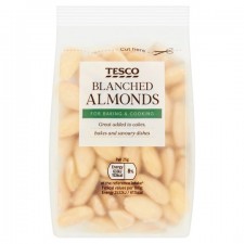 Tesco Whole Blanched Almonds 100g