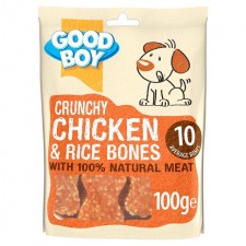 Good Boy Crunchy Chicken and Rice Bones 100g
