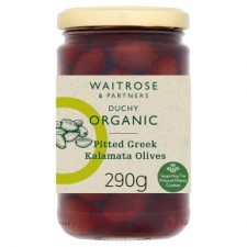 Waitrose Duchy Organic Pitted Kalamata Olives 290g