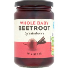 Sainsburys Pickled Whole Baby Beetroot 340g