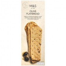 Marks and Spencer Handcrafted Black Olive Italian Flatbread 150g