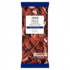 Tesco Milk Cooking Chocolate 150G