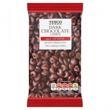 Tesco Dark Chocolate Chips 100G