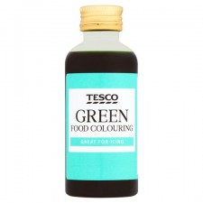 Tesco Green Food Colouring 60Ml