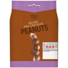 Marks and Spencer Belgian Milk Chocolate Coated Peanuts 125g