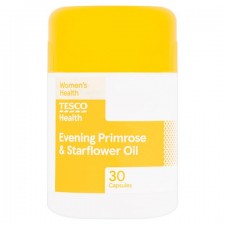 Tesco Evening Primrose Oil Plus Starflower X 30