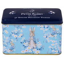 Peter Rabbit Daisies Classic English Breakfast Tea Tin 40 Teabags