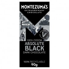Montezumas 100% Absolute Black Chocolate 90g