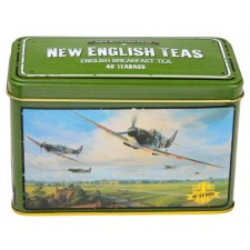 Spitfire Tea Tin with 40 English Breakfast Teabags