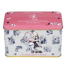 Alice in Wonderland Classic Tea Tin with 40 English Afternoon Teabags