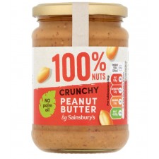 Sainsburys Peanut Butter Crunchy 340g