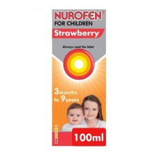 Nurofen For Children Strawberry Flavour Sugar Free and Colour Free 100ml