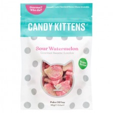 Candy Kittens Sour Watermelon Gourmet Candy Sharing Bag 140g