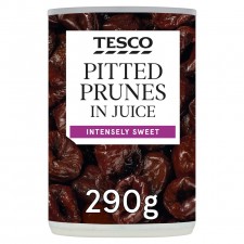 Tesco Pitted Prunes In Juice 290g tin