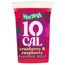 Hartleys Ready To Eat 10 Calorie Jelly Cranberry and Raspberry 175g