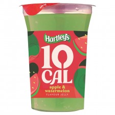 Hartleys Ready To Eat 10 Calorie Jelly  Apple and Watermelon 175g