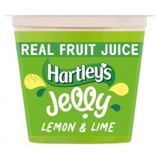 Hartleys Ready to Eat Jelly Lemon and Lime 125g