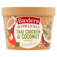 Baxters Superlicious Thai Chicken and Coconut Rice Soup Pot 350g