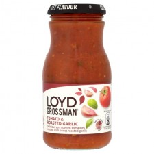 Loyd Grossman Tomato and Roasted Garlic Pasta Sauce 350g
