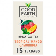 Good Earth Teabags Tropical Mango and Moringa 15 per pack