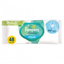 Pampers Harmonie Aqua Baby Wipes 48 Pack