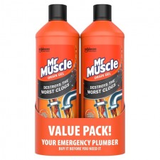 Mr Muscle Power Gel Unblocker 2 x 1000ml