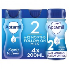 Aptamil Follow on Milk 4 x 200ml Ready to Drink