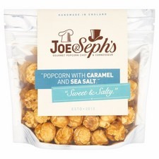 Joe and Sephs Salted Caramel Popcorn Snack Pack 32g