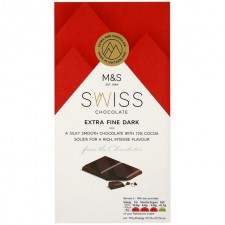 Marks and Spencer Swiss Chocolate Dark 125g bar
