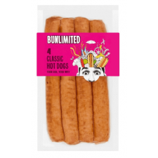 Bunlimited Classic Hot Dogs x 4 280g