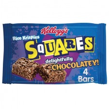 Kelloggs Rice Krispie Chocolate Squares 4 x 36g