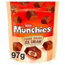 Munchies Cookie Dough Ice Cream Flavour Pouch Bag 97g