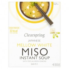Clearspring White Miso Soup and Tofu 4 x 10g