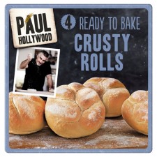 Paul Hollywood 4 Part Baked Crusty White Rolls 200g