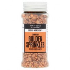 Waitrose Cooks Ingredients Golden Sprinkles 75g